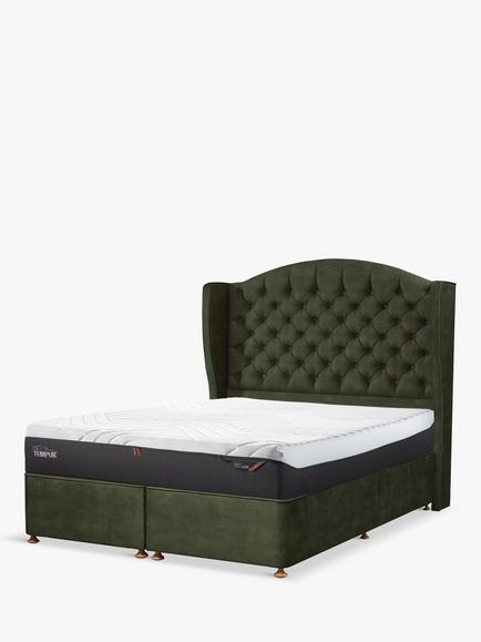 TEMPUR® Woodbridge Full Depth Headboard, King Size, Green
