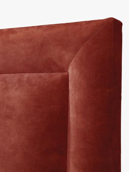 TEMPUR® Southwold Full Depth Upholstered Headboard, Single - view 2, Copper