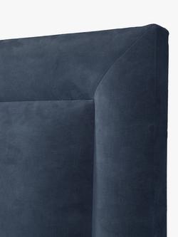 TEMPUR® Southwold Full Depth Upholstered Headboard, Single - view 2, Dark Blue