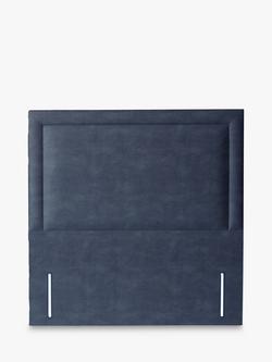 TEMPUR® Southwold Full Depth Upholstered Headboard, Single, Dark Blue