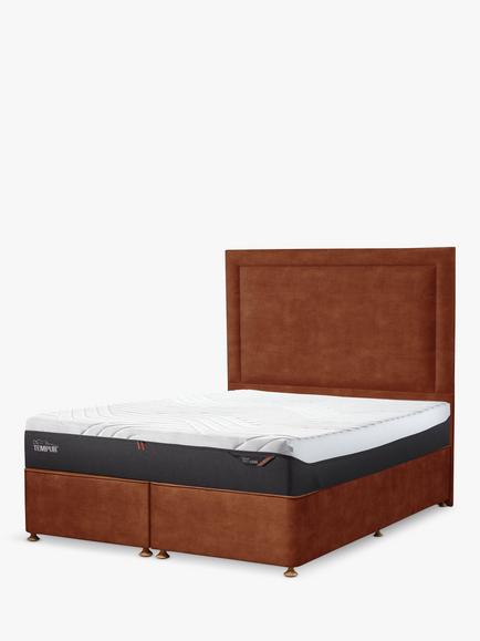 TEMPUR® Southwold Full Depth Upholstered Headboard, King Size - view 2, Copper