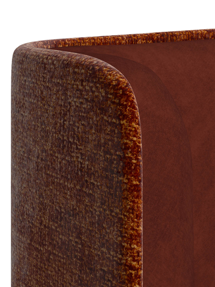 TEMPUR® Arc™ Static Disc Luxury Upholstered Bed Frame, Super King Size - view 2, Copper
