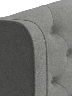 TEMPUR® Suffolk Continental 4 Drawer Divan Base, Double - view 2, Light Grey