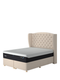 TEMPUR® Suffolk Continental 4 Drawer Divan Base, Double, Natural