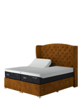 TEMPUR® Suffolk Adjustable Disc 4 Drawer Divan Base, Single, Tumeric