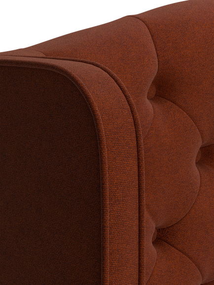 TEMPUR® Suffolk Slim Divan Adjustable Disc Upholstered Bed, Super King Size - view 2, Copper