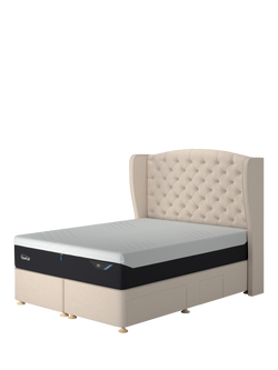 TEMPUR® Suffolk Continental 4 Drawer Divan Base, King Size, Natural