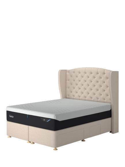 TEMPUR® Suffolk Continental 4 Drawer Divan Base, King Size, Natural