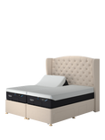 TEMPUR® Suffolk Adjustable Disc 4 Drawer Divan Base, Single, Natural