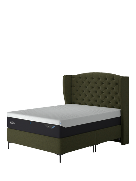 TEMPUR® Suffolk Slim Divan Base, Single, Green