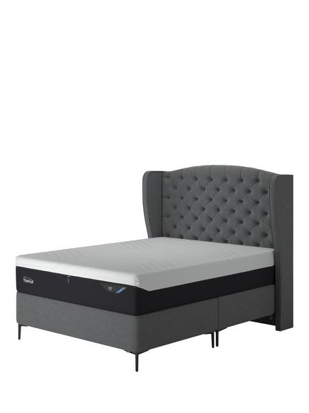 TEMPUR® Suffolk Slim Divan Base, Double, Dark Grey