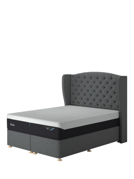 TEMPUR® Suffolk Divan Base, Single, Dark Grey