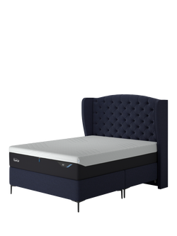 TEMPUR® Suffolk Slim Divan Base, King Size, Dark Blue