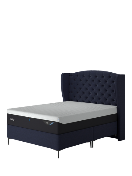 TEMPUR® Suffolk Slim Divan Base, King Size, Dark Blue