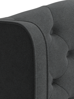 TEMPUR® Suffolk Slim Divan Base, King Size - view 2, Dark Grey