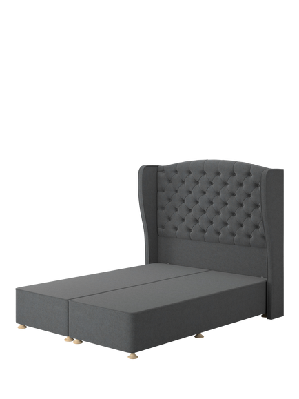 TEMPUR® Suffolk Divan Base, King Size, Dark Grey