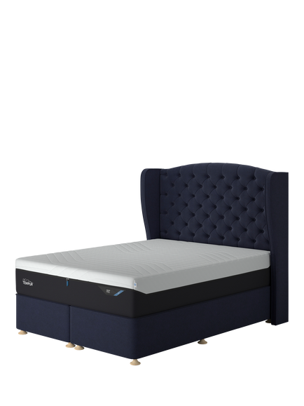 TEMPUR® Suffolk Divan Base, Super King Size, Dark Blue
