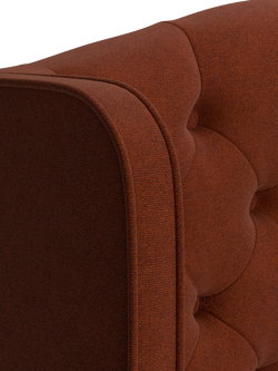 TEMPUR® Suffolk Slim Divan Adjustable Disc Upholstered Bed, Single - view 2, Copper