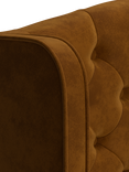TEMPUR® Suffolk Slim Divan Adjustable Disc Upholstered Bed, Single, Tumeric