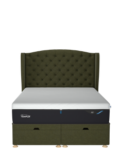 TEMPUR® Suffolk Ottoman Bed, King Size - view 2, Green