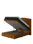 TEMPUR® Suffolk Ottoman Bed, Double, Tumeric