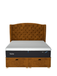 TEMPUR® Suffolk Ottoman Bed, Super King Size, Tumeric