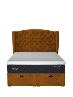 TEMPUR® Suffolk Ottoman Bed, Super King Size - view 2, Tumeric