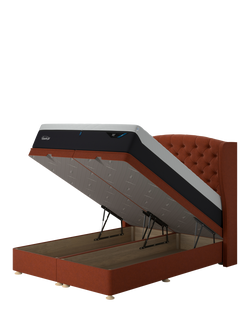 TEMPUR® Suffolk Ottoman Bed, King Size, Copper