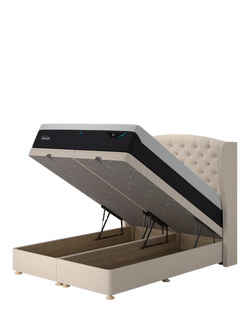 TEMPUR® Suffolk Ottoman Bed, Double, Natural