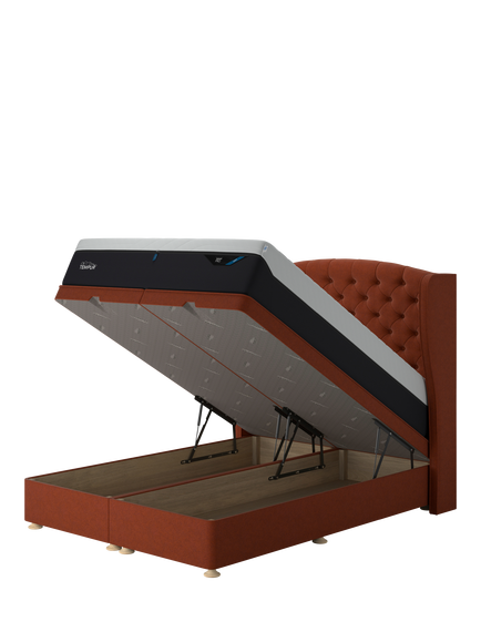 TEMPUR® Suffolk Ottoman Bed, Double, Copper