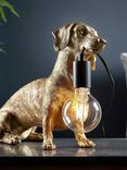 Bay Lighting Sausage Dog Table Lamp, Gold