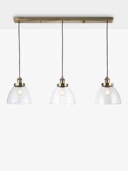 Bay Lighting Carter 3 Light Pendant, Chrome, Chrome