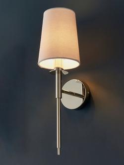 Bay Lighting Louis Long Line Wall Light - view 2, Chrome
