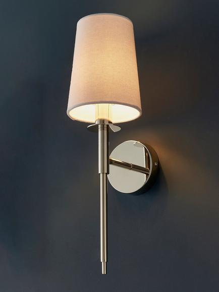 Bay Lighting Louis Long Line Wall Light - view 2, Chrome