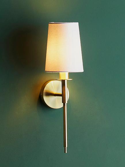 Bay Lighting Louis Long Line Wall Light - view 2, Gold