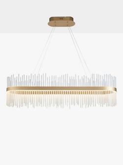 Bay Lighting Kai Linear Pendant Ceiling Light, Gold, Gold