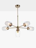 Bay Lighting Callen 6 Arm Ceiling Light, Gold