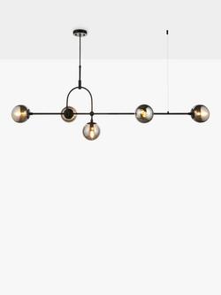 Bay Lighting Tosca 5 Arm Ceiling Light, Smoke, Smoke