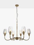 Bay Lighting Brighton 6 Arm Ceiling Light, Brass