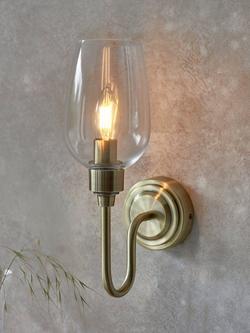 Bay Lighting Brighton Wall Light, Brass - view 2, Brass