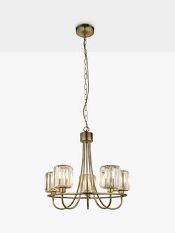 Bay Lighting Lyon 5 Arm Ceiling Light, Brass - view 2, Brass