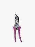 Burgon & Ball RHS Gifts for Gardeners Bypass Secateurs, Pink