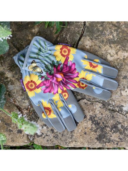 Burgon & Ball RHS Gifts for Gardeners Asteraceae Gardening Gloves, Sage - view 2, Sage