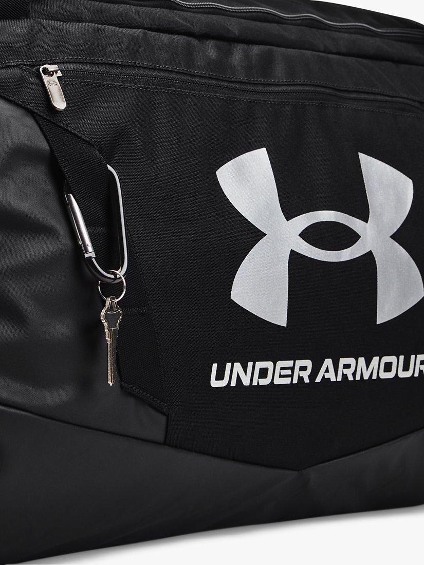 Product image 4 of 8, which shows Under Armour Undeniable 5.0 Large Duffle Bag, Black/Silver