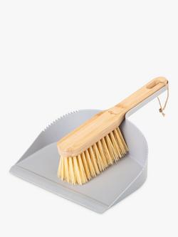 Vigar Dustpan and Brush Set, Black