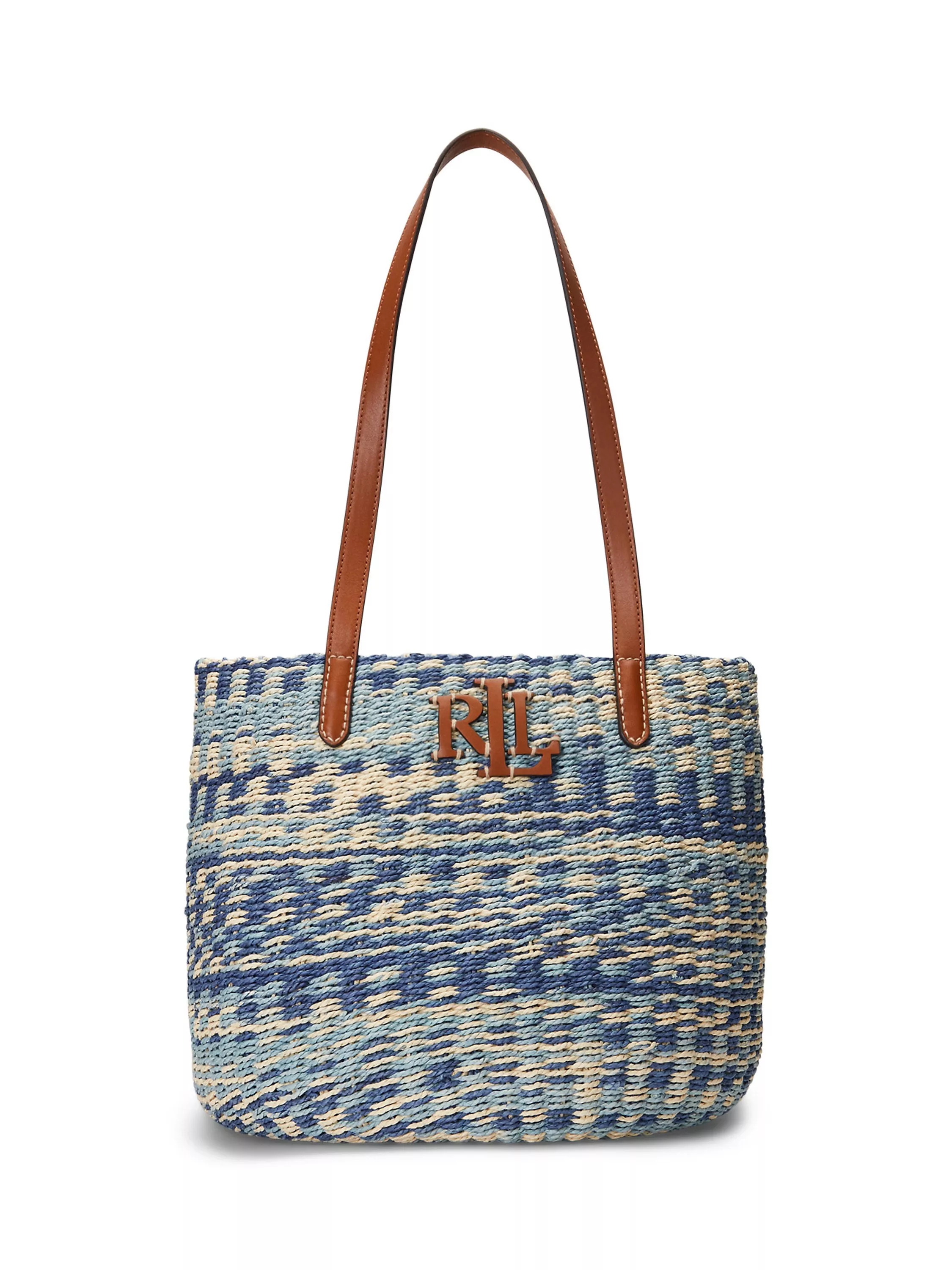 Ralph lauren straw tote bag sale