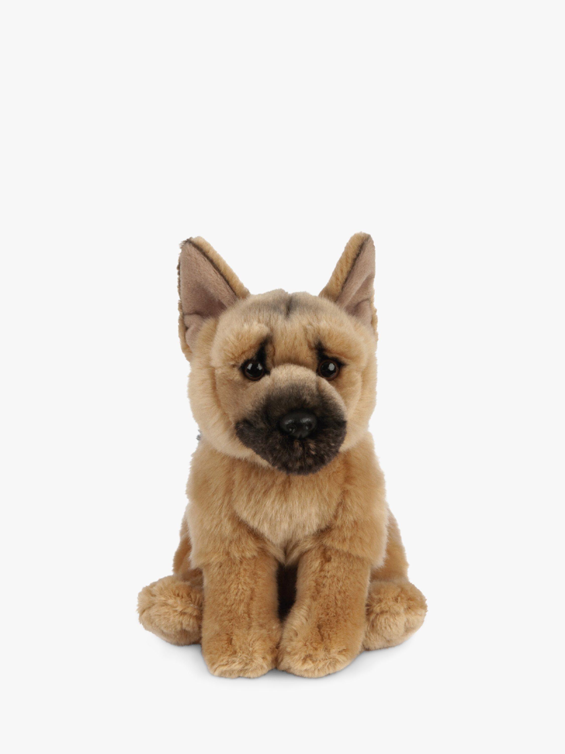Black german shepherd plush toy 2025