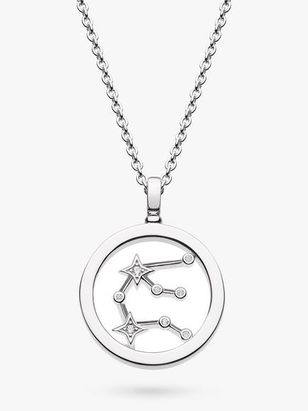 Kit Heath Céleste Constellation Pendant Necklace, Silver, Silver