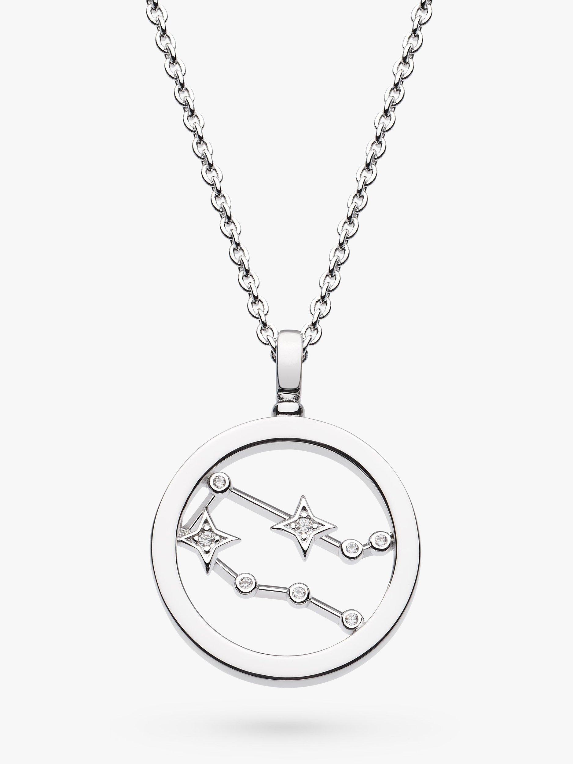 Gemini constellation necklace silver deals