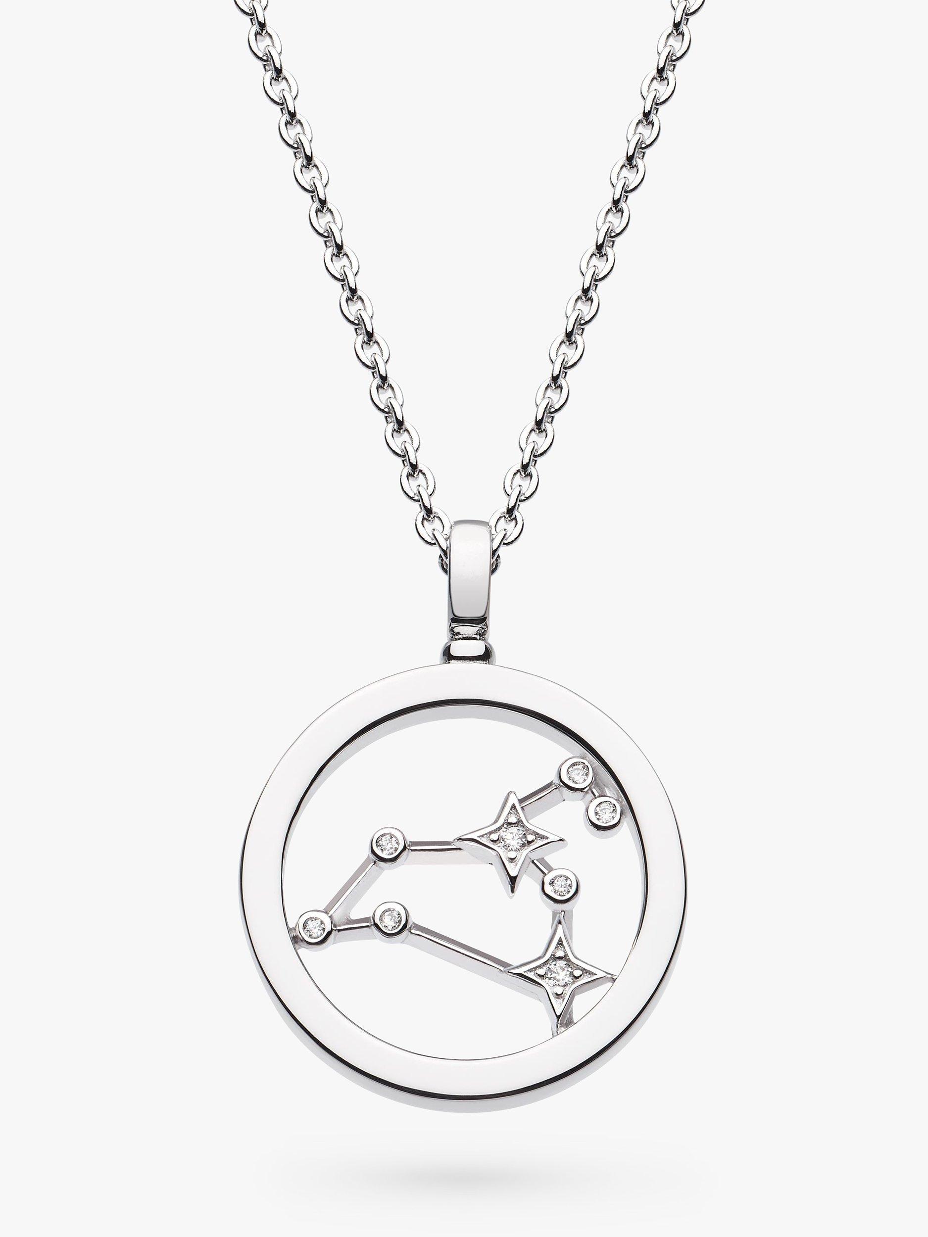 Product image 1 of 5, which shows Kit Heath Leo Constellation Pendant Necklace, Silver